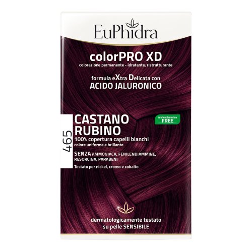 EuPhidra Color Pro Xd - Colorazione Permanente N.465 Castano Rubino 