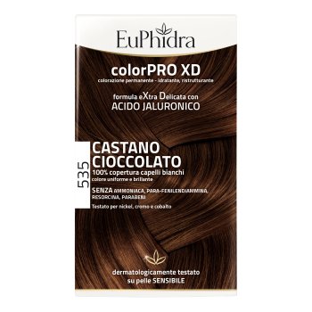 euphidra color pro xd - colorazione permanente n.535 castano cioccolata