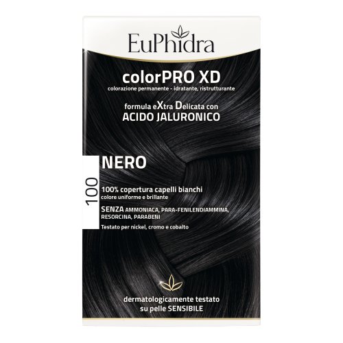Euphidra Color Pro Xd - Colorazione Permanente N.100 Nero