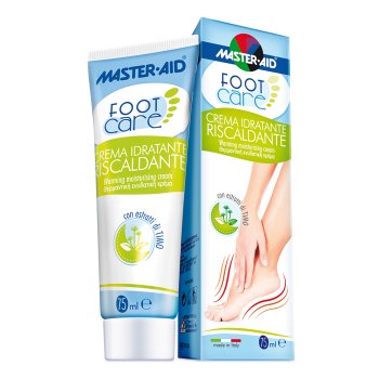 master aid foot care crema riscaldante e idratante per i piedi 75ml
