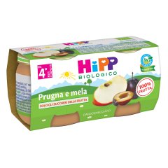 hipp bio omo prugna mela 2x80g