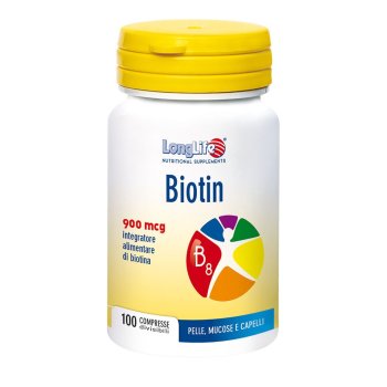 longlife biotin 900mcg 100cpr