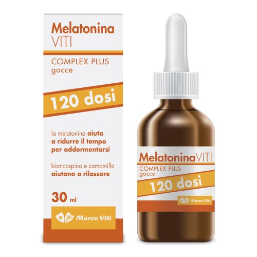 Marco Viti - Melatonina Viti Complex Plus Gocce 30ml ( 120 Dosi )