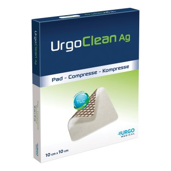 urgoclean ag/silv 10x10cm 5pz