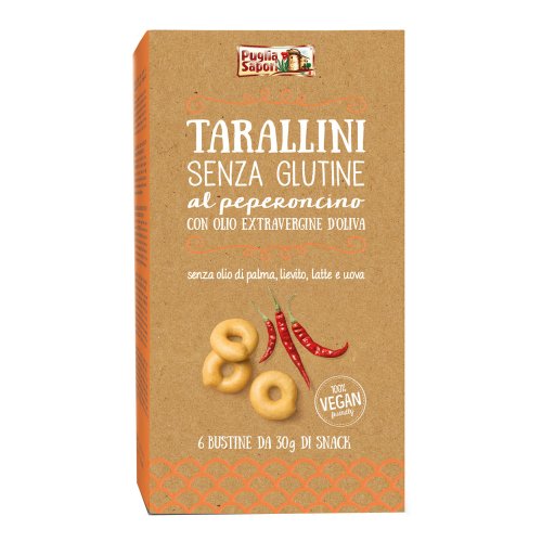 PUGLIA SAP.Tarallini Pep.180g