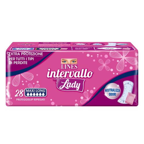 Lines Intervallo Lady Proteggi Slip Maxi L 28 Pezzi