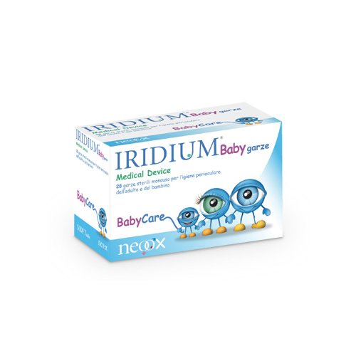 Iridium Baby Garze Sterili Oculari 28 Pezzi
