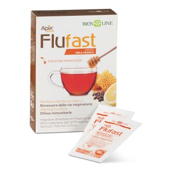 flu fast arancia apix 9bust 9g