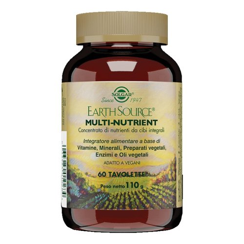 Solgar - Earth Source Multi-Nutrient 60 Tavolette