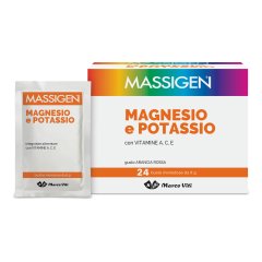 massigen magnesio e potassio gusto arancia rossa 24 bustine