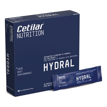 cetilar nutrition hydral - integratore alimentare di minerali 20 bustine
