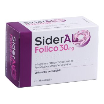 sideral folico 30 mg 20 stick orosolubili
