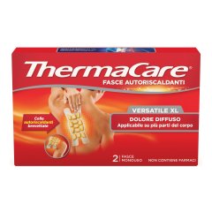 thermacare fasce autoriscaldanti - versatile xl 2 pezzi