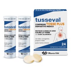 tusseval tosse plus 24 compresse masticabili