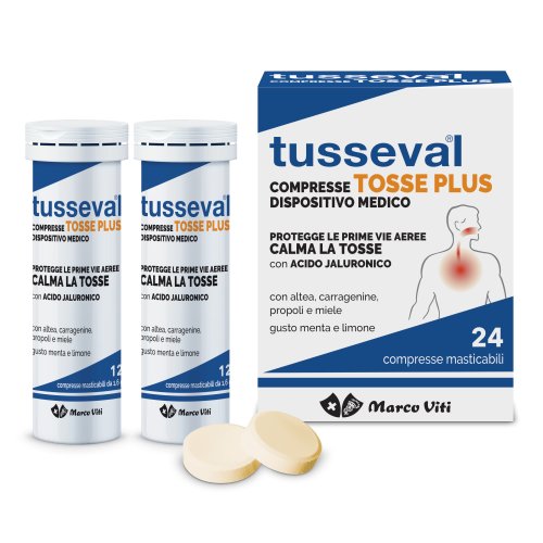 Tusseval Tosse Plus 24 Compresse Masticabili