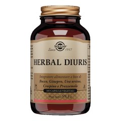 solgar - herbal diuris 100 capsule vegetali