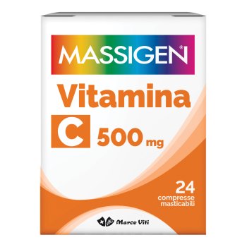 massigen dailyvit+ vitamina c 500mg 24 compresse masticabili