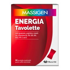 massigen energia 30 tavolette masticabili