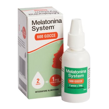 melatonina system 600 gocce 18ml