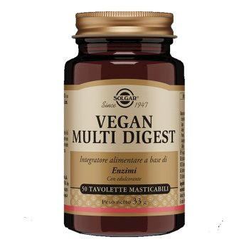 solgar - vegan multi digest 50 tavolette masticabili