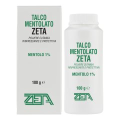 talco mentolato 100g - zeta