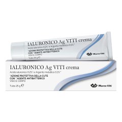 marco viti - acido ialuronico 0,2% e argento metallico 0,1% crema viso e corpo 25g