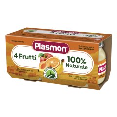 plasmon omog 4 frutti 2x80g