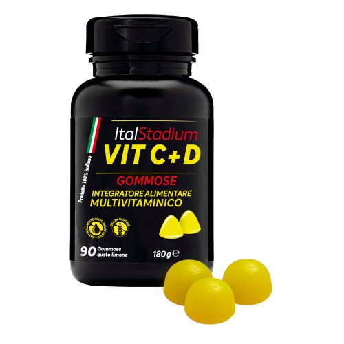 ITALSTADIUM Vit C+D 90 Gommose