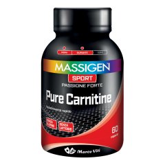 massigen sport pure carnitine - carnitina pura ad assorbimento rapido 60 capsule