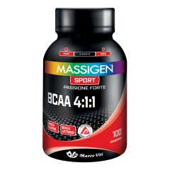 massigen sport bcaa 4:1:1 - aminoacidi a catena ramificata 100 compresse