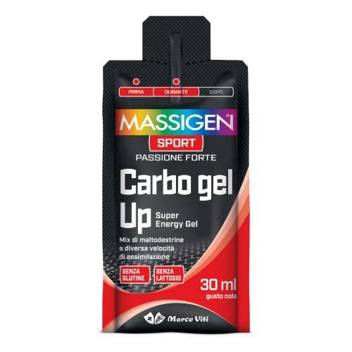 Massigen Sport Carbo Gel Up - Mix Di Maltodestrine Liquide Gusto Cola 30ml