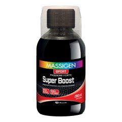 massigen sport super boost - integratore energetico liquido gusto fruttato 280ml