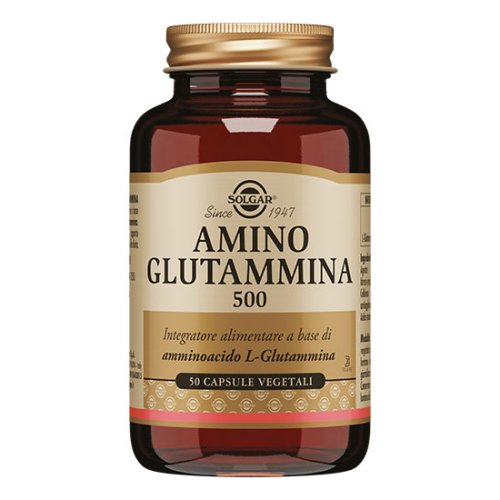 Solgar - Amino Glutammina 500 - 50 Capsule Vegetali	