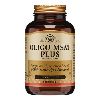 solgar - oligo msm plus 60 tavolette