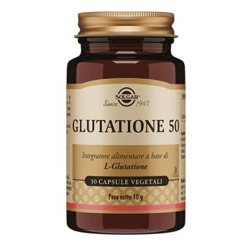 solgar - glutatione 50 capsule vegetali 