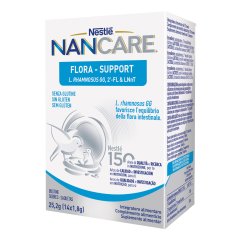 nancare flora support - integratore equilibrio della flora intestinale dai 12 mesi 14 bustine