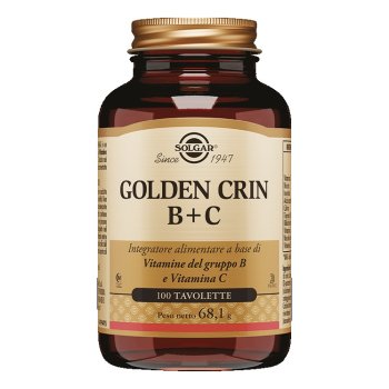 solgar - golden crin b + c 100 tavolette