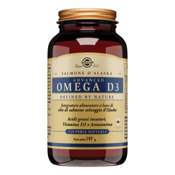 solgar - advanced omega d3 120 perle