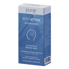 purae mentattiva integratore 20 pastiglie orosolubili