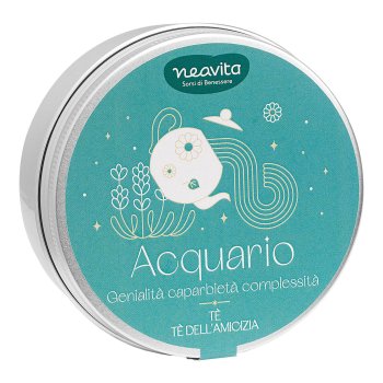 neavita tiny tin in lattina infuso tè dell’amicizia 5 filtroscrigno - acquario