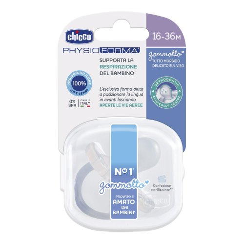 Chicco Gommotto Physio Neutro Silicone 12m+