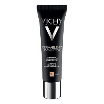 vichy [3d correction] fondotinta correttore pelle grassa 16h levigante attivo -  35 sand - 30 ml