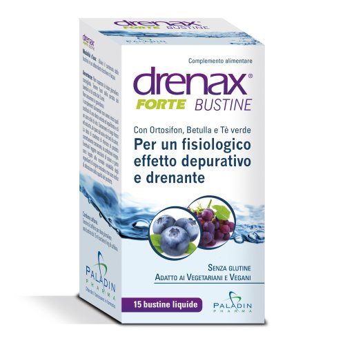Drenax Forte Gusto Mirtillo Ed Uva 15 Stick Pack Liquidi