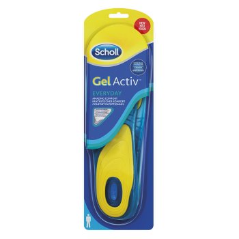 scholl gel activ everyday uomo solette per scarpe  