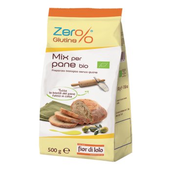 fior di loto zero % glutine mix pane bio 500g