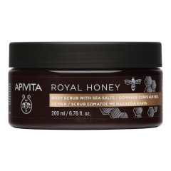 apivita royal honey - scrub corpo con sali marini 200ml