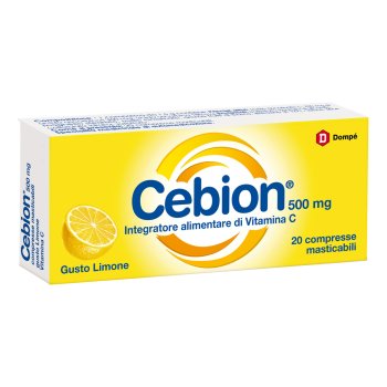 cebion vitamina c gusto limone 20 compresse masticabili
