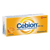 Cebion Vitamina C Gusto Arancia 20 Compresse Masticabili 