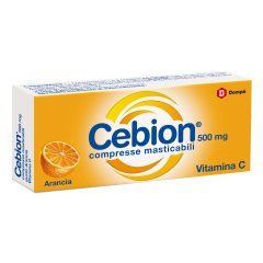 Cebion Vitamina C Gusto Arancia 20 Compresse Masticabili 