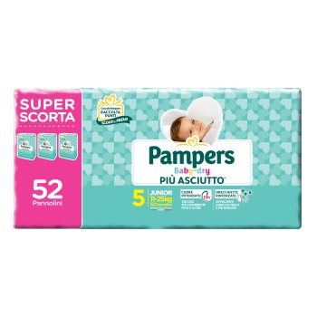 pampers baby dry t dwct j 52pz